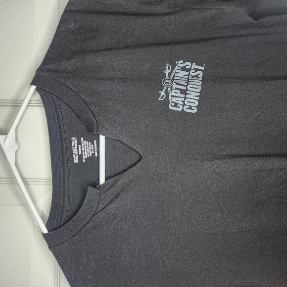 Black Short Sleeve Tee Captain Conquest - Picture 3 of 4